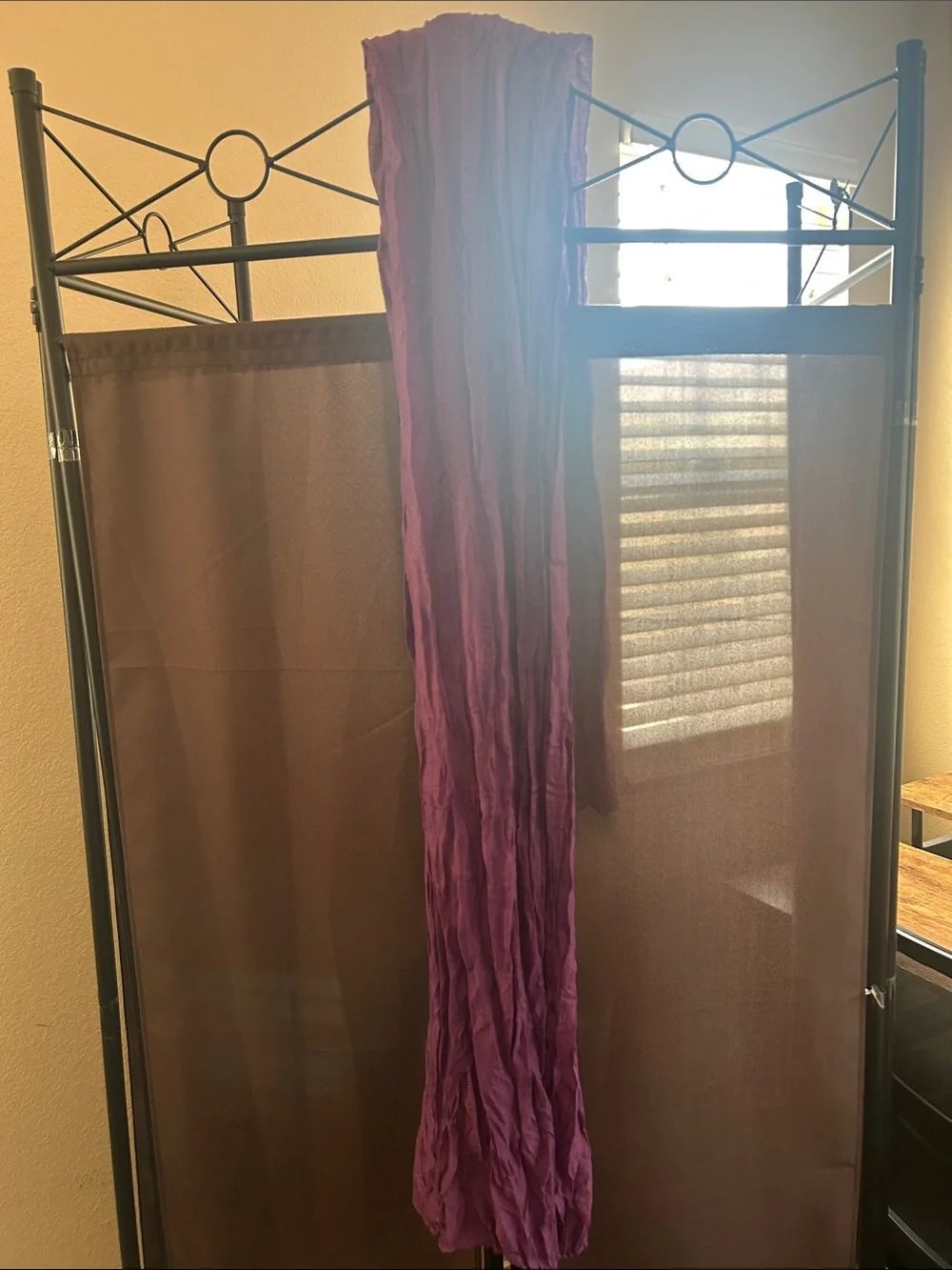 Plum Crinkle Scarf - Home Accents